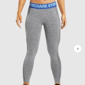 Gymshark flex leggings teal band